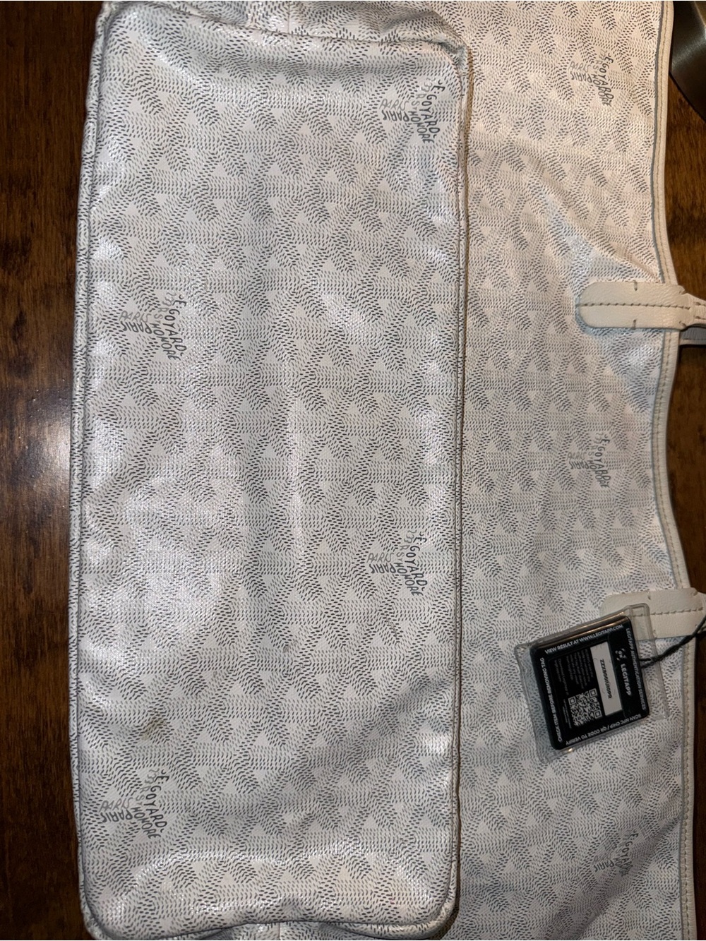 Goyard White St Louis Tote - Picture 5 of 10